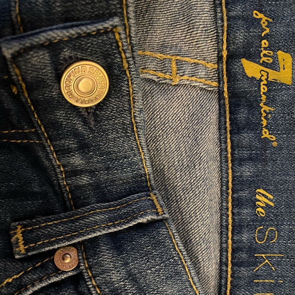 7 for all mankind - the skinny jeans, size 28 - Picture 7 of 8